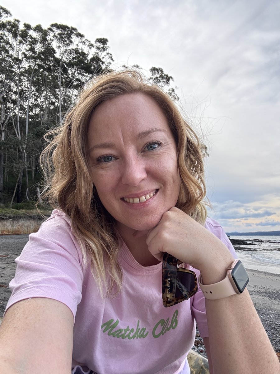 Bree Boucher smiling on a beach